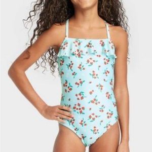 Girls' Sweet Strawberries One Piece Swimsuit - Cat & Jack
